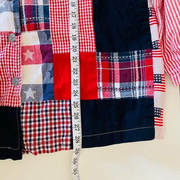 🔥VINTAGE American Flag Patchwork Jacket - Picture 10 of 10